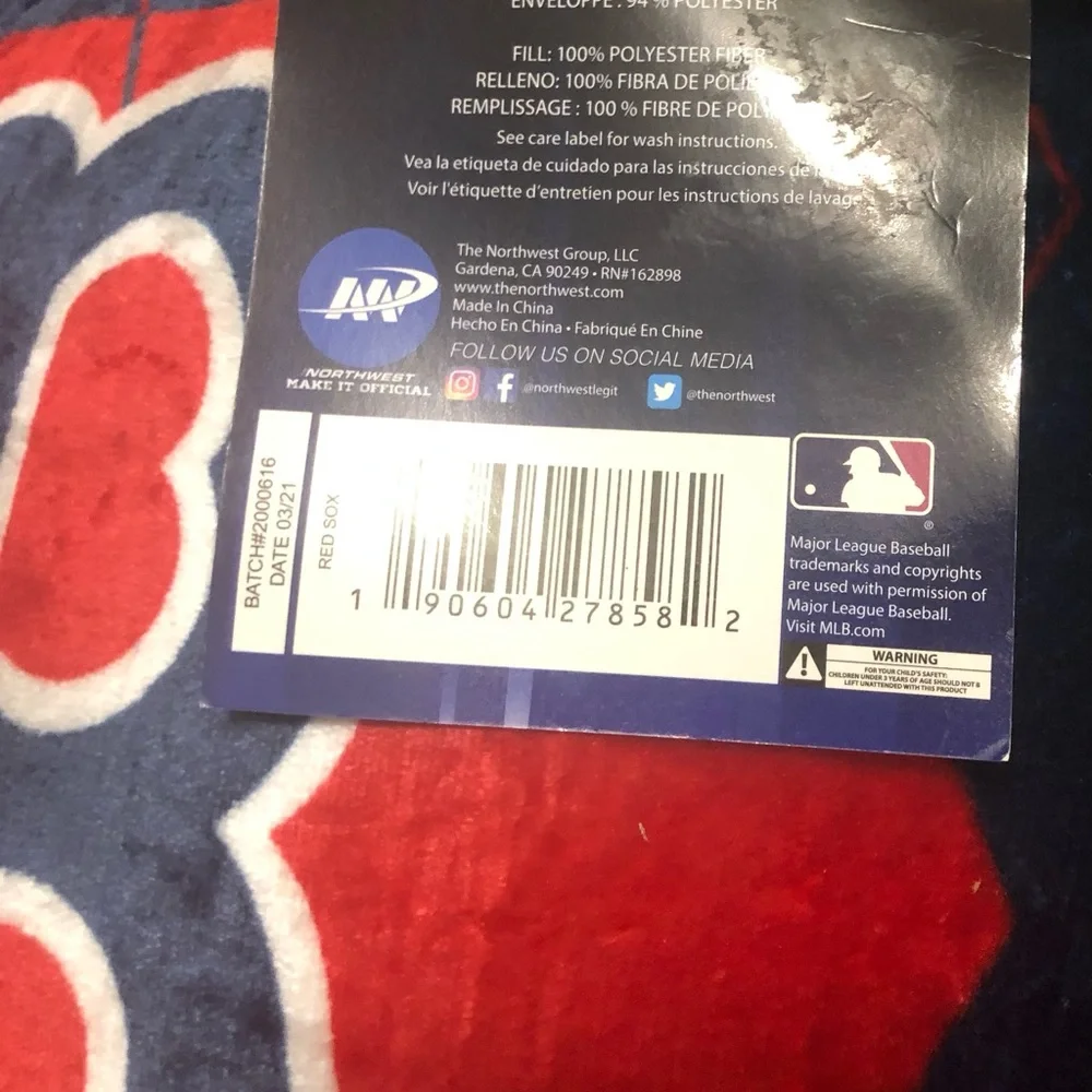 Boston Red Sox pillow MLB merchandise